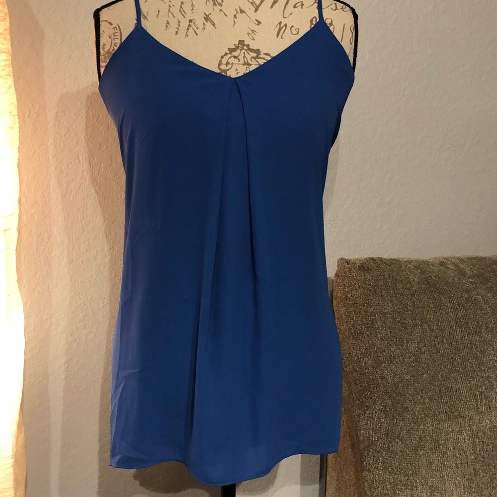 4[Karen Kane] NWOT! Spirit Water royal blue top - Picture 2 of 7